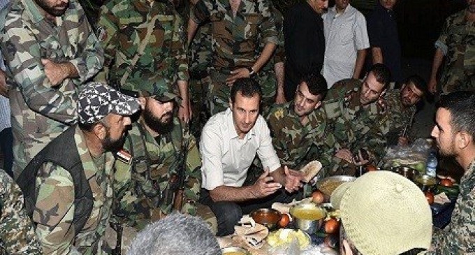 [Vidéo] | Le président Bachar al-Assad a rendu visite aux héros de l’Armée Arabe Syrienne