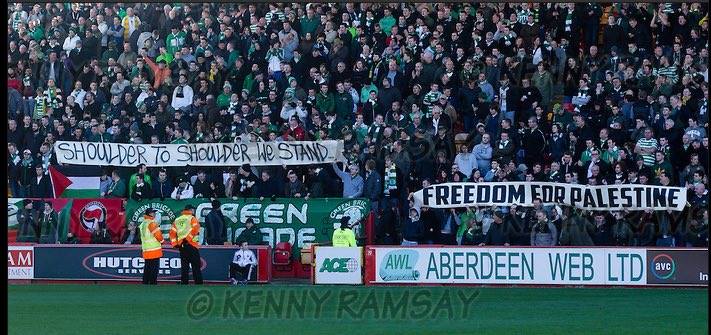 Les supporters écossais du Celtic Glascow ont appelé à brandir des drapeaux palestiniens lors du match contre les israéliens du Hapoël Beer Sheva 1