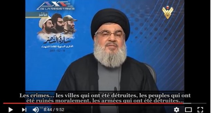 Nasrallah : les USA et l’Arabie saoudite ont créé les plus grands criminels de l’histoire