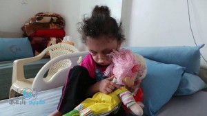 Buthaina, 6 ans, la seule survivante du massacre de Attan à Sanaa1