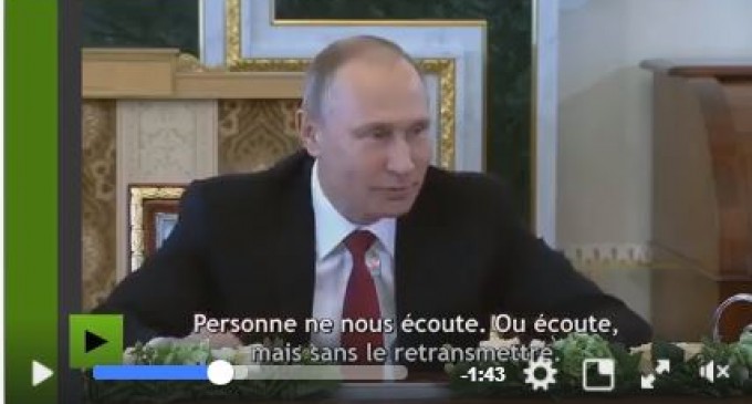 Regardez comment Vladimir Poutine remet en place des journalistes et DÉFEND L’IRAN !