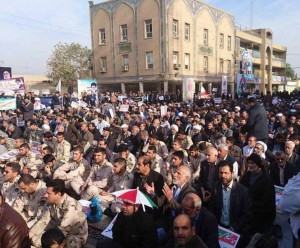 Les iraniens manifestent massivement dans toutes les villes du pays, ce samedi pour protester et dénoncer l’ingérence des USA en Iran6