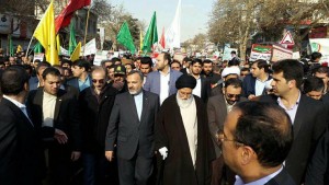 Aujourd'hui encore des millions d'iraniens manifestent leur soutien dans toutes les villes d'Iran7