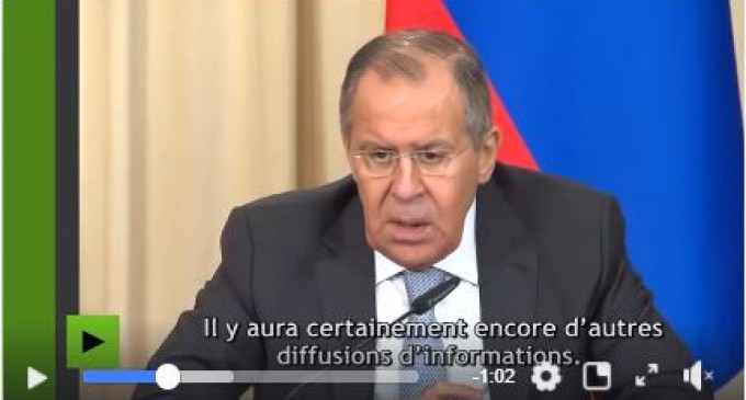 [Vidéo] | Lavrov : les USA entendent diviser le territoire syrien