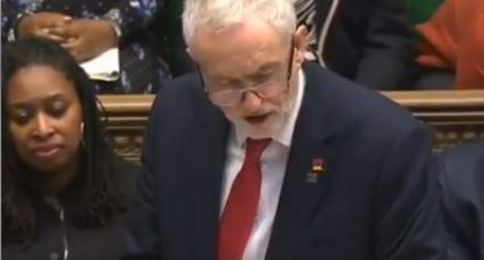 L’intervention courageuse de Jeremy Corbyn