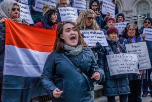 Une manifestation à New York contre la visite du prince criminel saoudien Mohammed bin salman12