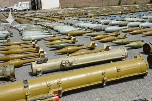 Des armes et des médicaments israéliens retrouvées par l'Armée Arabe Syrienne dans les positions de Daesh dans le camp de Yarmouk - sud de Damas2