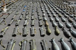 Des armes et des médicaments israéliens retrouvées par l'Armée Arabe Syrienne dans les positions de Daesh dans le camp de Yarmouk - sud de Damas5