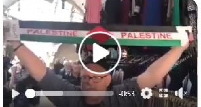 « Nous soutenons la Palestine. C’est la Palestine occupée, pas Israël. »