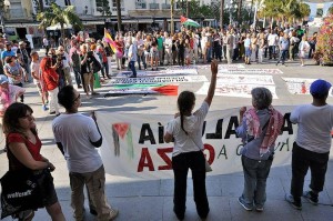 La Flottille de la liberté de Gaza a quitté le port de cadiz en Espagne en direction de l'Italie pour faire connaître le siège israélien de 11 ans de la bande de Gaza.4