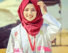 Razan Ashraf Najjar, 21 ans, secouriste volontaire, a été tuée par des tireurs d’élite israéliens tout en fournissant les premiers secours aux blessés à la frontière orientale de Gaza