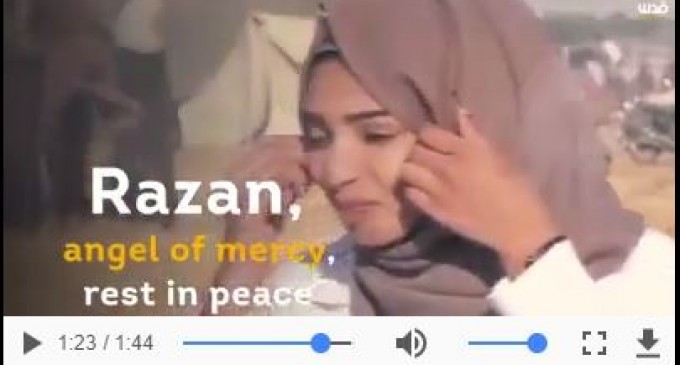 Razan Najjar a sacrifié sa vie pour sauver la vie des manifestants blessés à la frontière de Gaza