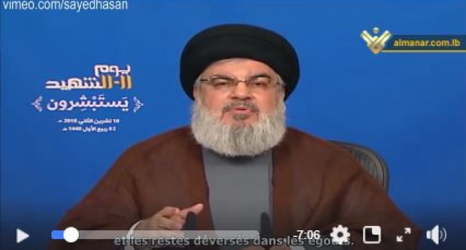 HASSAN NASRALLAH : AU YEMEN, L’OCCIDENT NE SE SOUCIE QUE DE PROTÉGER L’ARABIE SAOUDITE