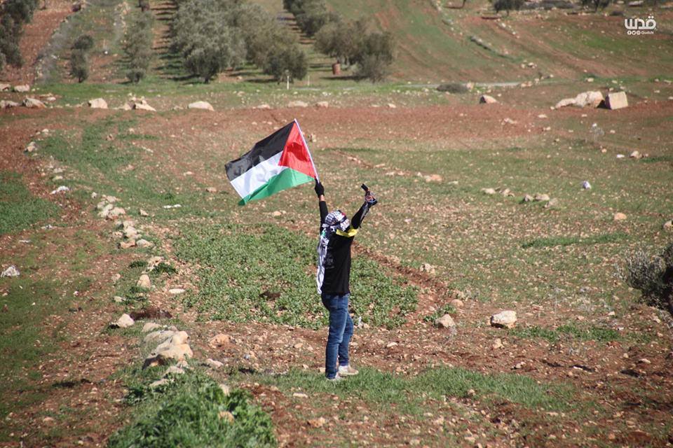 Des scènes des affrontements d'aujourd'hui entre les soldats de l'occupation israélienne et les manifestants Palestiniens dans le village d'al-Mughayer dans la Cisjordanie occupée.5