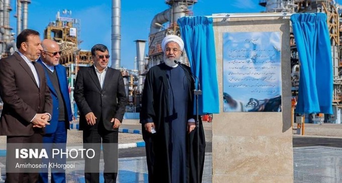 Hassan Rohani a inauguré la 3ème phase de la raffinerie de Setare Khalig Fars