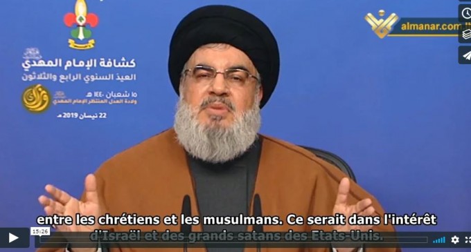 Hassan Nasrallah : Israël est incapable de lancer une guerre, méfions-nous des médias