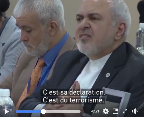 Le chef de la diplomatie iranienne a qualifié de «terrorisme économique» les sanctions imposées par Washington à l’Iran