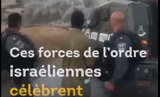 Vidéo |Quand des forces de l’ordre sioniste se félicitent d’avoir détruit des habitations de Palestinien·ne·s à Jérusalem-Est occupée…