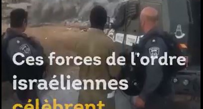 Vidéo |Quand des forces de l’ordre sioniste se félicitent d’avoir détruit des habitations de Palestinien·ne·s à Jérusalem-Est occupée…