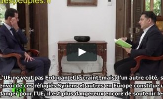 Bachar al-Assad : l’Europe devrait craindre les terroristes qu’elle soutient en Syrie, et non les réfugiés