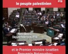 Vidéo :  Un député belge dénonce le plan de colonisation de la Palestine