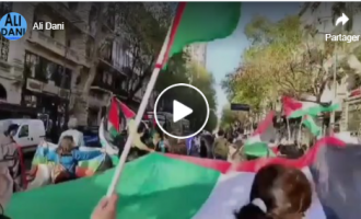 Une manifestation de solidarité avec les Prisonniers palestiniens a eu lieu aujourd’hui devant l’ambassade d’Israël à Buenos Aires, en Argentine