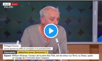 Philippe Poutou : « Zemmour est plus qu’un adversaire, c’est un ennemi, qui défend des idées fascistes. »