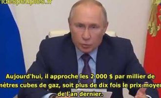 Poutine sur la crise du gaz : l’Europe paie le prix de son imprudence