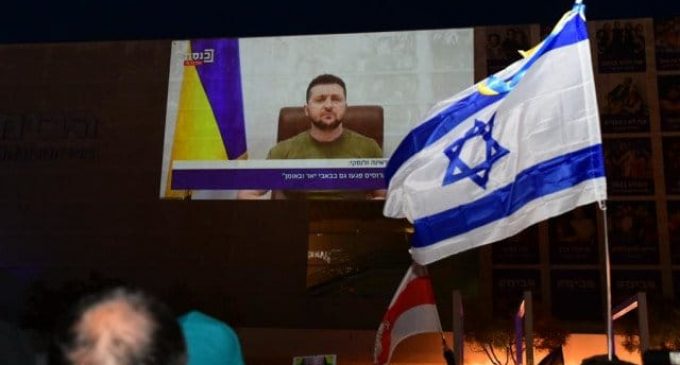 « L’Ukraine deviendra un ‘grand Israël’ avec son propre visage », a déclaré aujourd’hui Zelensky.